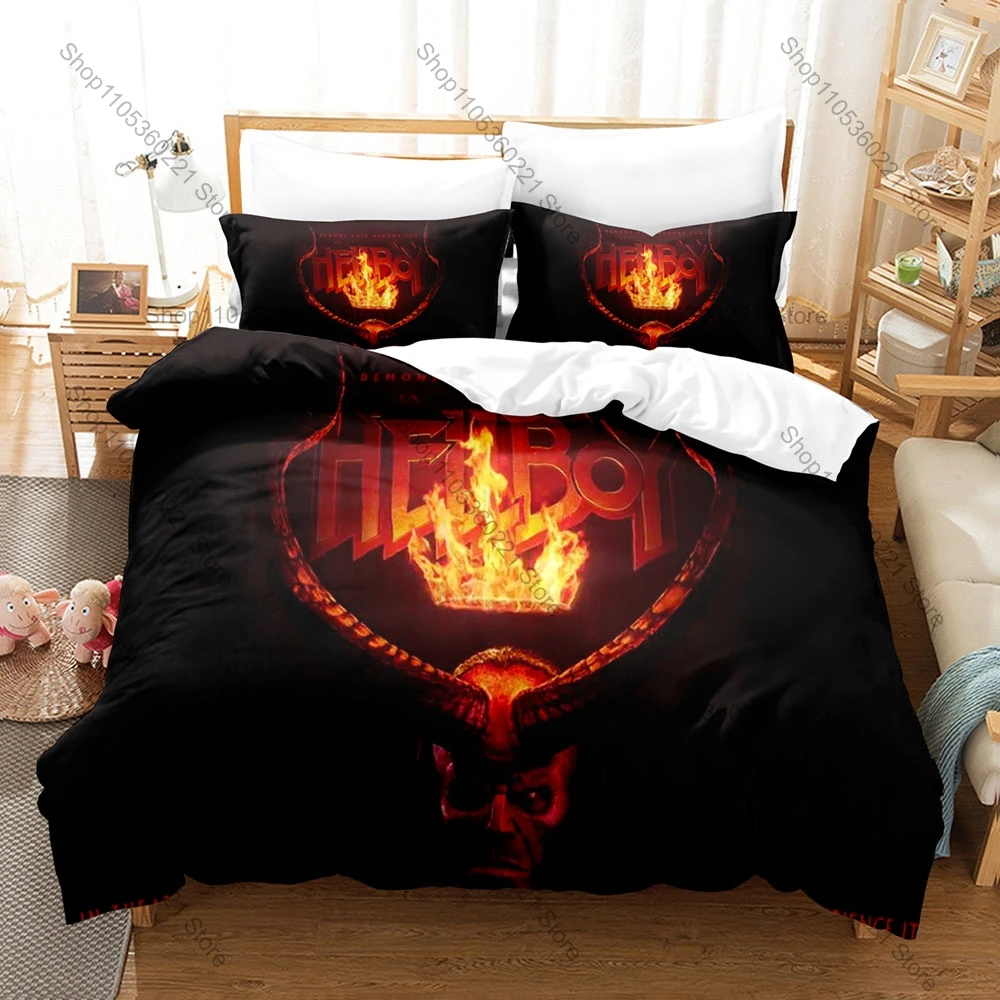 Hell Boy Classic Movie Print 3PCS Bedding Set Duvet Cover + 2 Pillowcases Soft Bed Linen Bedroom Decor For Movie Fans
Hell Boy Classic Movie Print 3PCS Bedding Set Duvet Cover + 2 Pillowcases Soft Bed Linen Bedroom Decor For Movie Fans