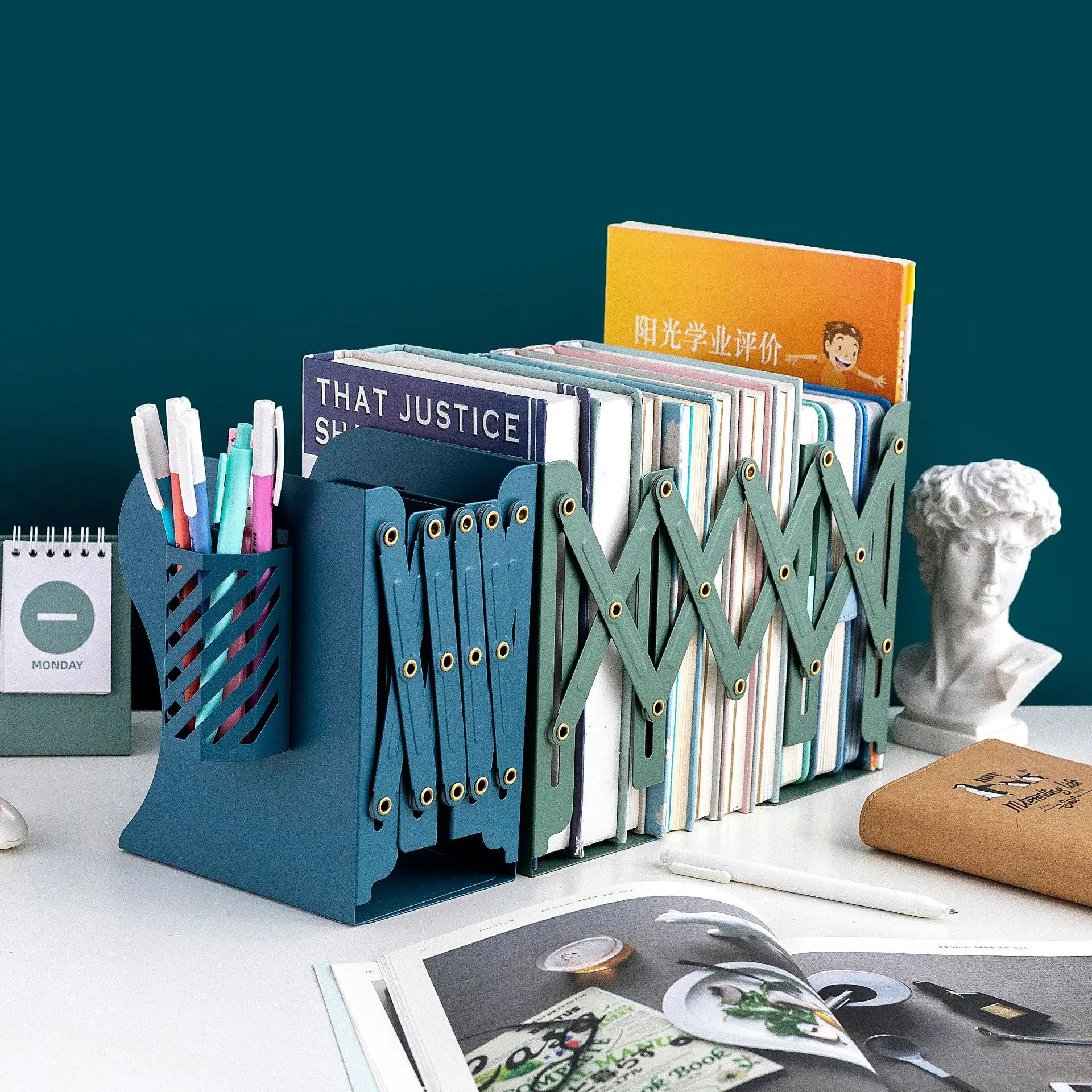 Telescopic Metal Book Stand Simple Desktop Folding Storage Shelf Creative Wind Stretch Book By Telescopic Book Stand
Telescopic Metal Book Stand Simple Desktop Folding Storage Shelf Creative Wind Stretch Book By Telescopic Book Stand