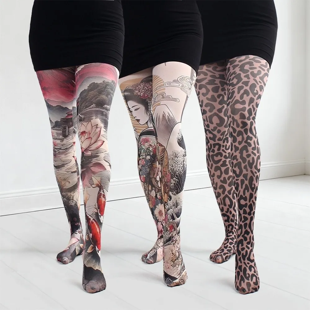 Сексуальные колготки с высокой талией в стиле ретро с принтом, эластичные колготки Y2K с граффити-принтом, бесшовные длинные носки в японском стиле для женщин
Сексуальные колготки с высокой талией в стиле ретро с принтом, эластичные колготки Y2K с граффити-принтом, бесшовные длинные носки в японском стиле для женщин