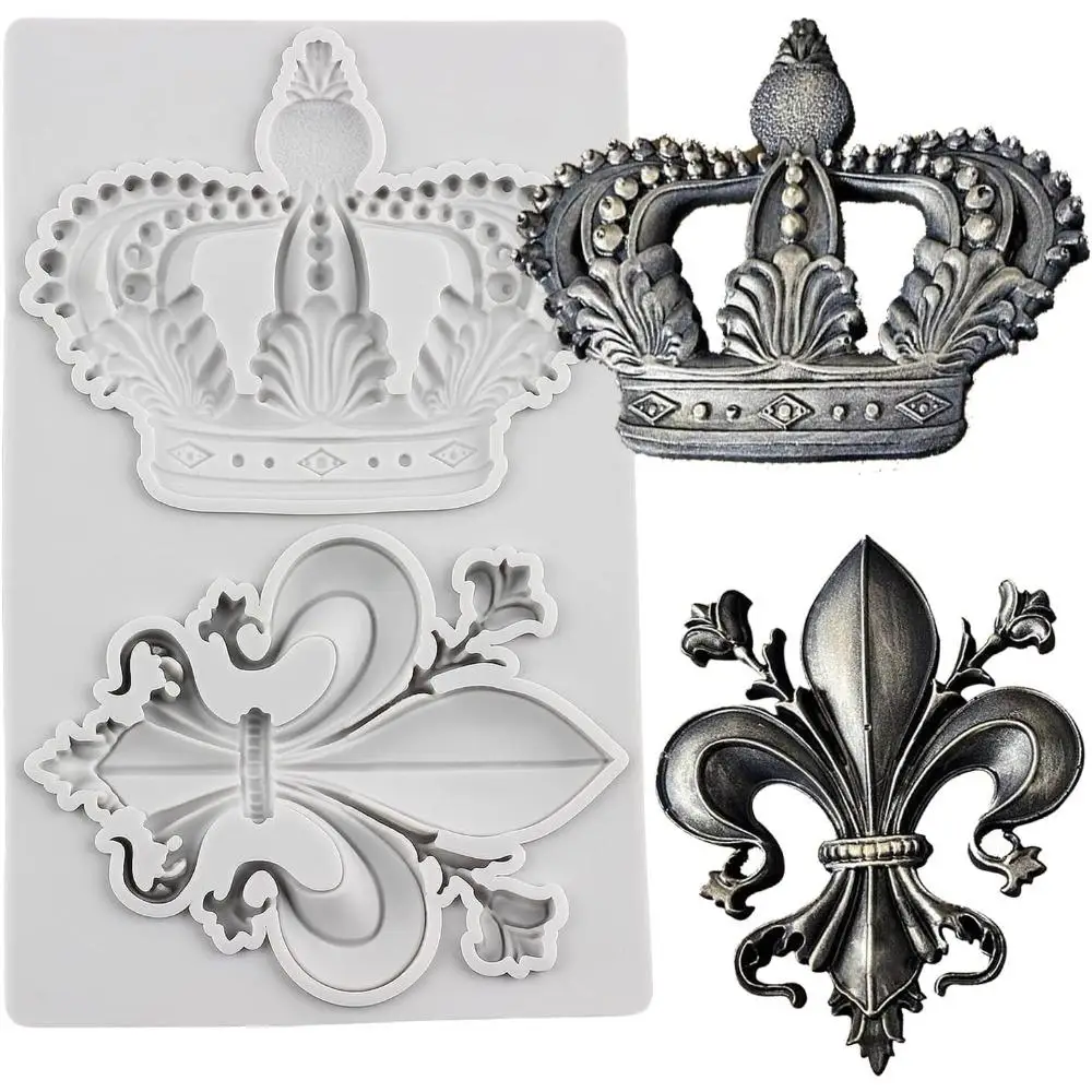 Crown Cake Fondant Mould Crown Silicone Mould For Cake Decorating Cupcake Topper Polymer Clay Candy Chocolate Gum Paste
Crown Cake Fondant Mould Crown Silicone Mould For Cake Decorating Cupcake Topper Polymer Clay Candy Chocolate Gum Paste