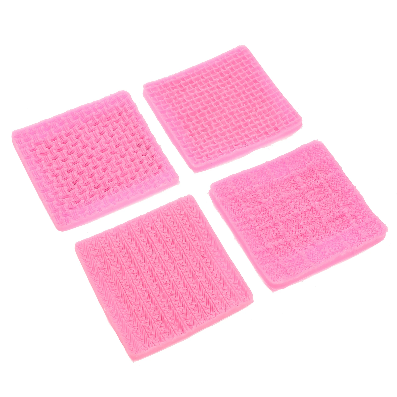 4PCS Silicone Cake Molds Nonstick Baking Tools for Chocolate Candy Jelly Fondant Craft Knit Texture Easy Clean
4PCS Silicone Cake Molds Nonstick Baking Tools for Chocolate Candy Jelly Fondant Craft Knit Texture Easy Clean