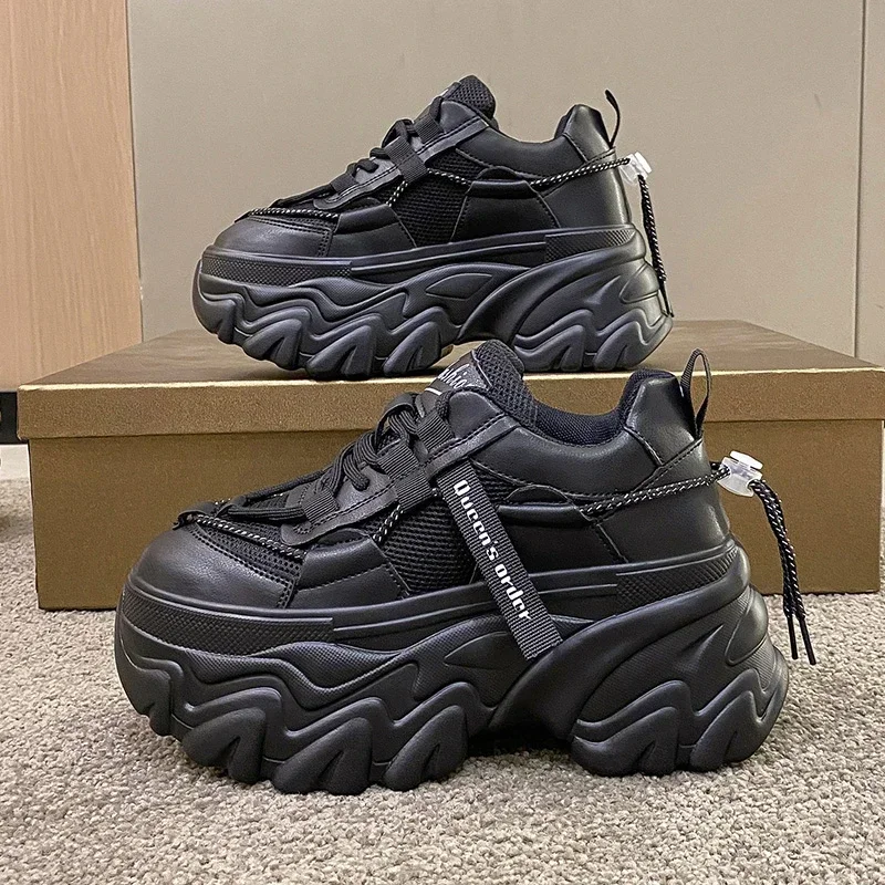 Platform Shoes for Women Mesh Breathable Chunky Sneakers High Platform Designer White Tennis Shoes Increase Casual Sport Shoes
Platform Shoes for Women Mesh Breathable Chunky Sneakers High Platform Designer White Tennis Shoes Increase Casual Sport Shoes