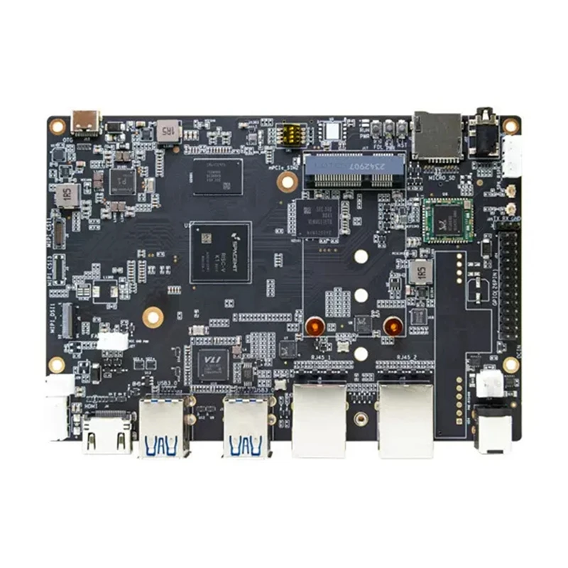 Лидер продаж для Bananapi BPI-F3 макетная плата Spacemit K1 8Core RISC-V чип 4G LPDDR4 16G EMMC 2,4G/5G Wi-Fi BT 4,2 материнская плата
Лидер продаж для Bananapi BPI-F3 макетная плата Spacemit K1 8Core RISC-V чип 4G LPDDR4 16G EMMC 2,4G/5G Wi-Fi BT 4,2 материнская плата