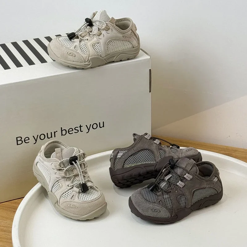Kids Tennis Shoes Dirt-proof Pull Rope Students Sports Shoes Mesh Breathable 2025 Brand New Children Sneakers Non-slip Soft Sole
Kids Tennis Shoes Dirt-proof Pull Rope Students Sports Shoes Mesh Breathable 2025 Brand New Children Sneakers Non-slip Soft Sole