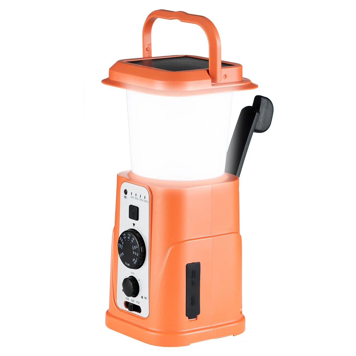 Solar Crank Radio with Light Emitting Diode Campground Lantern AM/FM/WB/NOAA Portable Power Group Outdoor Emergency
Solar Crank Radio with Light Emitting Diode Campground Lantern AM/FM/WB/NOAA Portable Power Group Outdoor Emergency