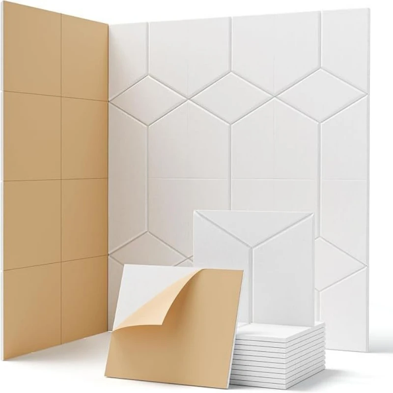 5Pcs Polyester Fiber Acoustic Panels, Irregular Shape Self-Adhesive Sound Insulation Cotton for Indoor Wall Decoration
5Pcs Polyester Fiber Acoustic Panels, Irregular Shape Self-Adhesive Sound Insulation Cotton for Indoor Wall Decoration