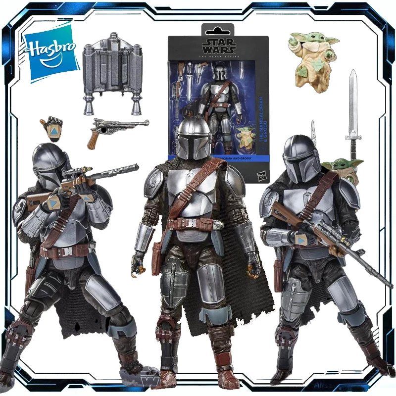 Игрушки-фигурки Hasbro Star Wars The Black Series The Mandalorian & Grogu Deluxe, 6-дюймовые, для мальчиков и девочек, подарок, коллекционные
Игрушки-фигурки Hasbro Star Wars The Black Series The Mandalorian & Grogu Deluxe, 6-дюймовые, для мальчиков и девочек, подарок, коллекционные