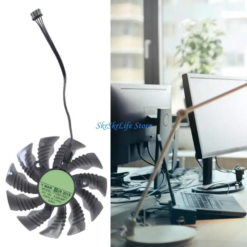 E65E T129215SU 87mm Graphics Card Fan for 1060 1080 1070 1070Ti RX 480 580 980 Ti R9 390X 390 Graphics Card Cooling Fan
E65E T129215SU 87mm Graphics Card Fan for 1060 1080 1070 1070Ti RX 480 580 980 Ti R9 390X 390 Graphics Card Cooling Fan