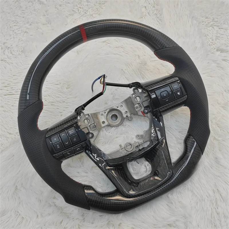 Подходит для рулевого колеса Hilux Fortuner из настоящего углеродного волокна с GR Sport Racing
Подходит для рулевого колеса Hilux Fortuner из настоящего углеродного волокна с GR Sport Racing