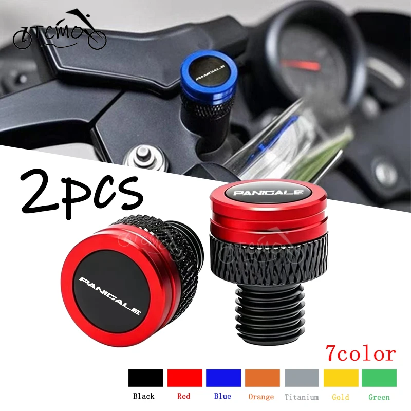 For DUCATI 899 959 1199 1299 Panigale V2 V4 V4S M10*1.25 Motorcycle CNC Aluminum Mirror Hole Plugs Screws Bolts Cover Caps
For DUCATI 899 959 1199 1299 Panigale V2 V4 V4S M10*1.25 Motorcycle CNC Aluminum Mirror Hole Plugs Screws Bolts Cover Caps