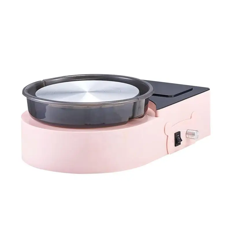 Mini Pottery Wheel, 6 inch Turntable, Forward and Reverse Rotation, Adjustable Speed, Electric Clay Wheel for Kids and Adults, with Clay Shaping Tools, for Home DIY, Pottery Classes, Pink
Mini Pottery Wheel, 6 inch Turntable, Forward and Reverse Rotation, Adjustable Speed, Electric Clay Wheel for Kids and Adults, with Clay Shaping Tools, for Home DIY, Pottery Classes, Pink