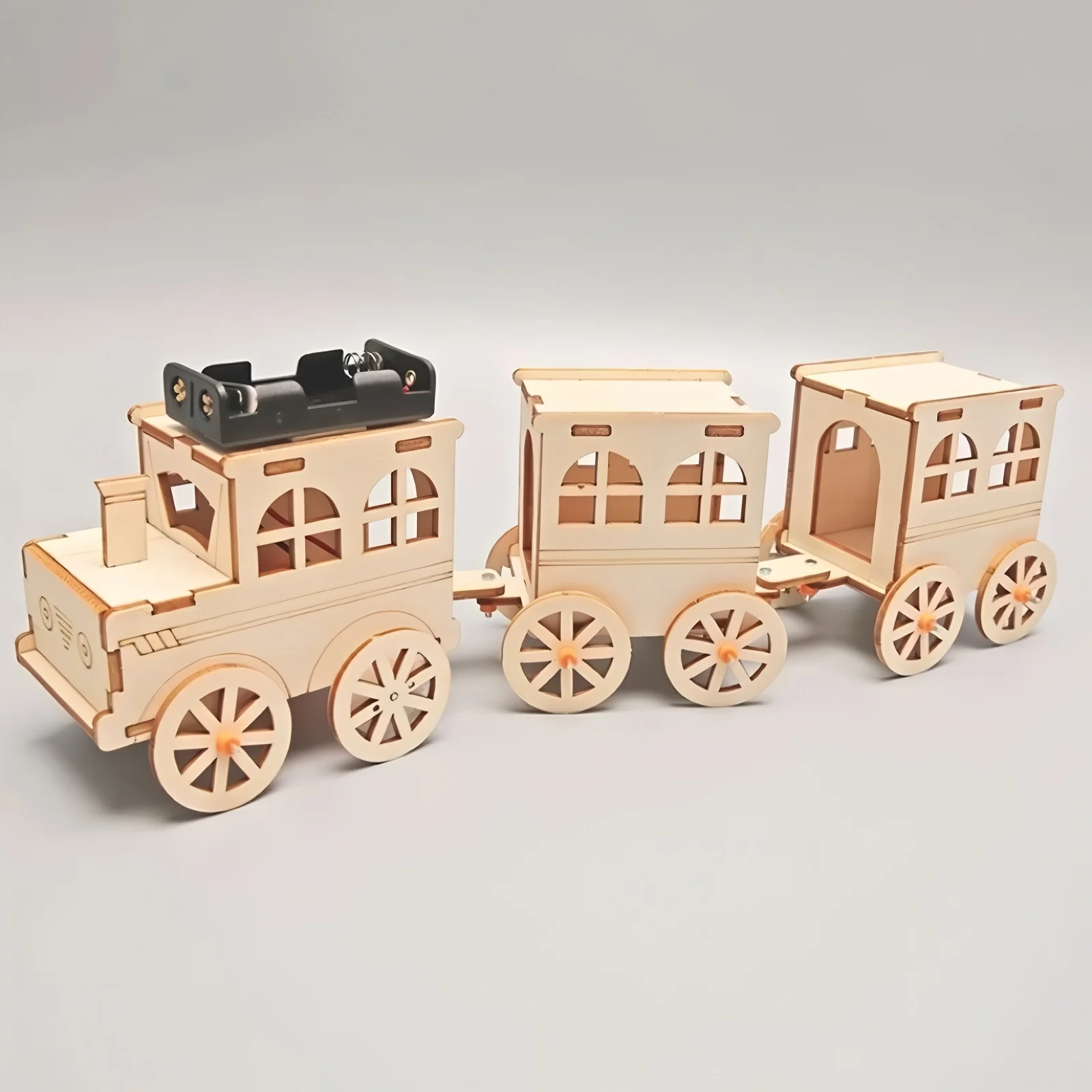Children's Diy train models, hand-assembled models, 3d wooden jigsaw puzzles, educational toys, children's DIY gifts
Children's Diy train models, hand-assembled models, 3d wooden jigsaw puzzles, educational toys, children's DIY gifts