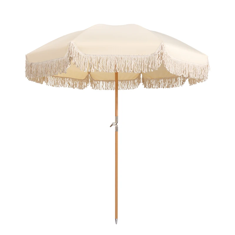 Parasol Outdoor Garden Umbrella Large Rooftop Tassel Umbrella Garden Sunshade Rainproof Sunscreen Beach Middle Column Roman Umbr
Parasol Outdoor Garden Umbrella Large Rooftop Tassel Umbrella Garden Sunshade Rainproof Sunscreen Beach Middle Column Roman Umbr