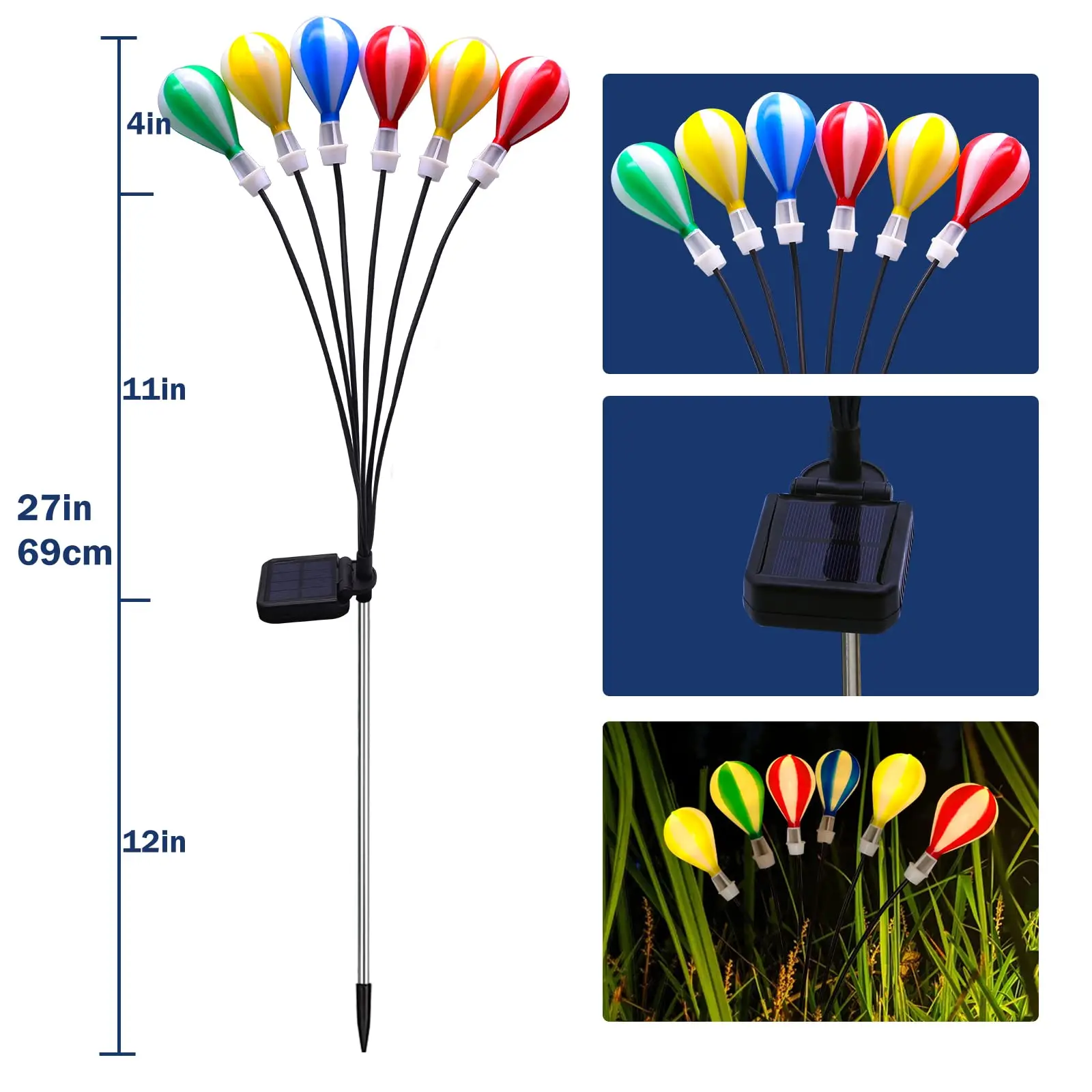 High-quality balloon lights garden waterproof outdoor solar lights Easter decorative lights Atmosphere lights courtyard lights
High-quality balloon lights garden waterproof outdoor solar lights Easter decorative lights Atmosphere lights courtyard lights