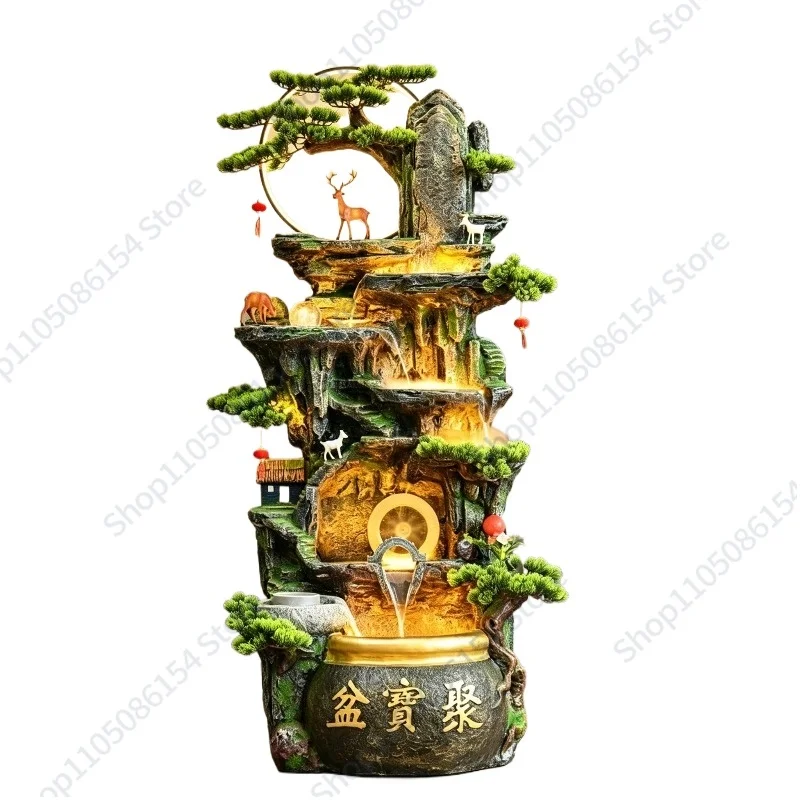 Rockery, flowing water, lucky landing ornament, living room, lucky fountain, feng shui wheel, fish pond, alpine basin
Rockery, flowing water, lucky landing ornament, living room, lucky fountain, feng shui wheel, fish pond, alpine basin