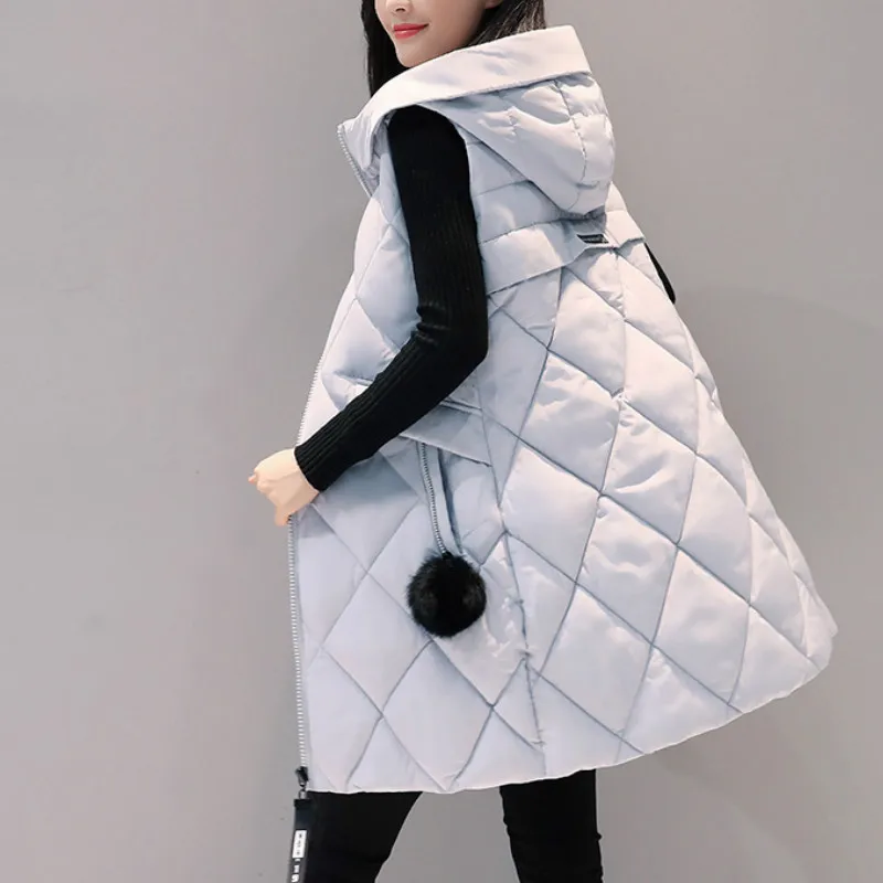 Women Down Cotton Vest L-4XL Spring and Autumn Korean Waistcoat Vest Women Winter Warm Sleeveless Jacket Woman Large
Women Down Cotton Vest L-4XL Spring and Autumn Korean Waistcoat Vest Women Winter Warm Sleeveless Jacket Woman Large