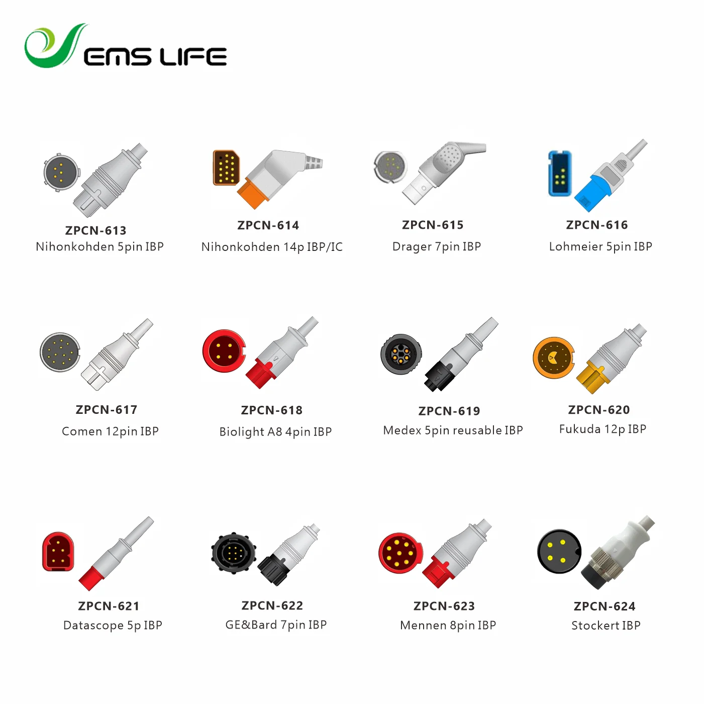 5pcs packing IBP Cable Temperature Transducer Medical Connector Component for Nihon Kohden Comen Biolight Bedside Monitors
5pcs packing IBP Cable Temperature Transducer Medical Connector Component for Nihon Kohden Comen Biolight Bedside Monitors