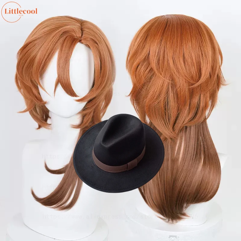 Really High Quality Anime Chuya Nakahara Chuuya Cosplay Wig 55cm Orange Gradient Heat Resistant Hair Party Wigs + Wig Cap
Really High Quality Anime Chuya Nakahara Chuuya Cosplay Wig 55cm Orange Gradient Heat Resistant Hair Party Wigs + Wig Cap