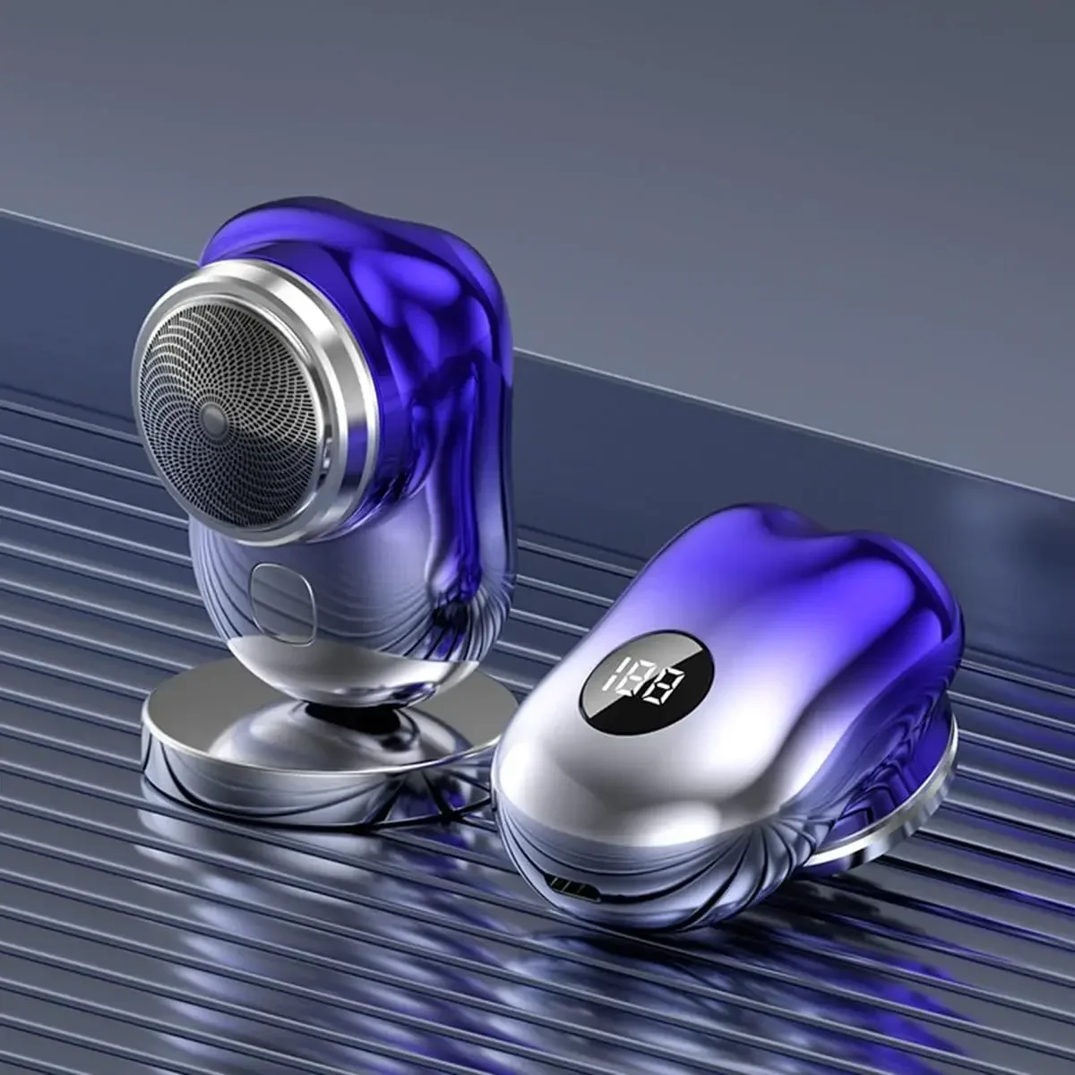 Portable Electric Shaver USB Charging Digital Display Power Waterproof Men's Mini Compact Electric Shaver for Home and Travel
Portable Electric Shaver USB Charging Digital Display Power Waterproof Men's Mini Compact Electric Shaver for Home and Travel