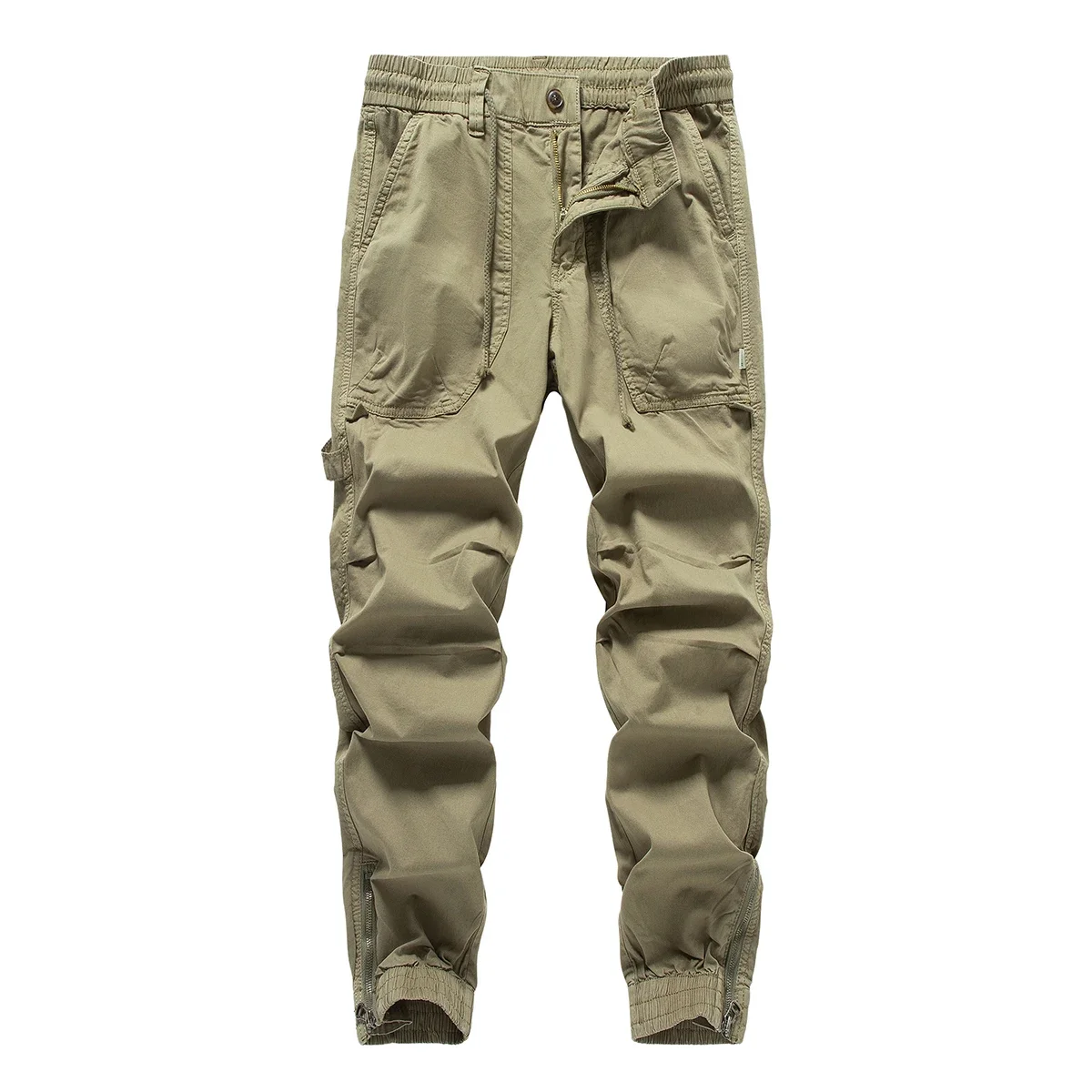 Fashion Cotton Men's Cargo Pants Khaki Solid Tactical Work Pants Men Outerwear Straight Long Trousers For Men Clothing
Fashion Cotton Men's Cargo Pants Khaki Solid Tactical Work Pants Men Outerwear Straight Long Trousers For Men Clothing