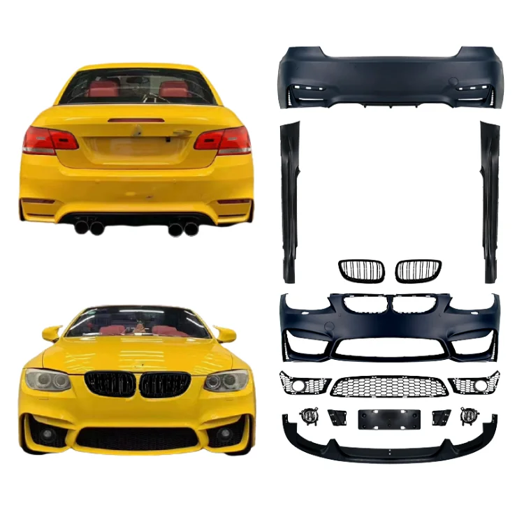 Body Kit for 2005-2008 3-Series E92 Upgrade to M4 Grille Side Skirts Rear Bumper Front Bumper Front Lip Simple Installation
Body Kit for 2005-2008 3-Series E92 Upgrade to M4 Grille Side Skirts Rear Bumper Front Bumper Front Lip Simple Installation