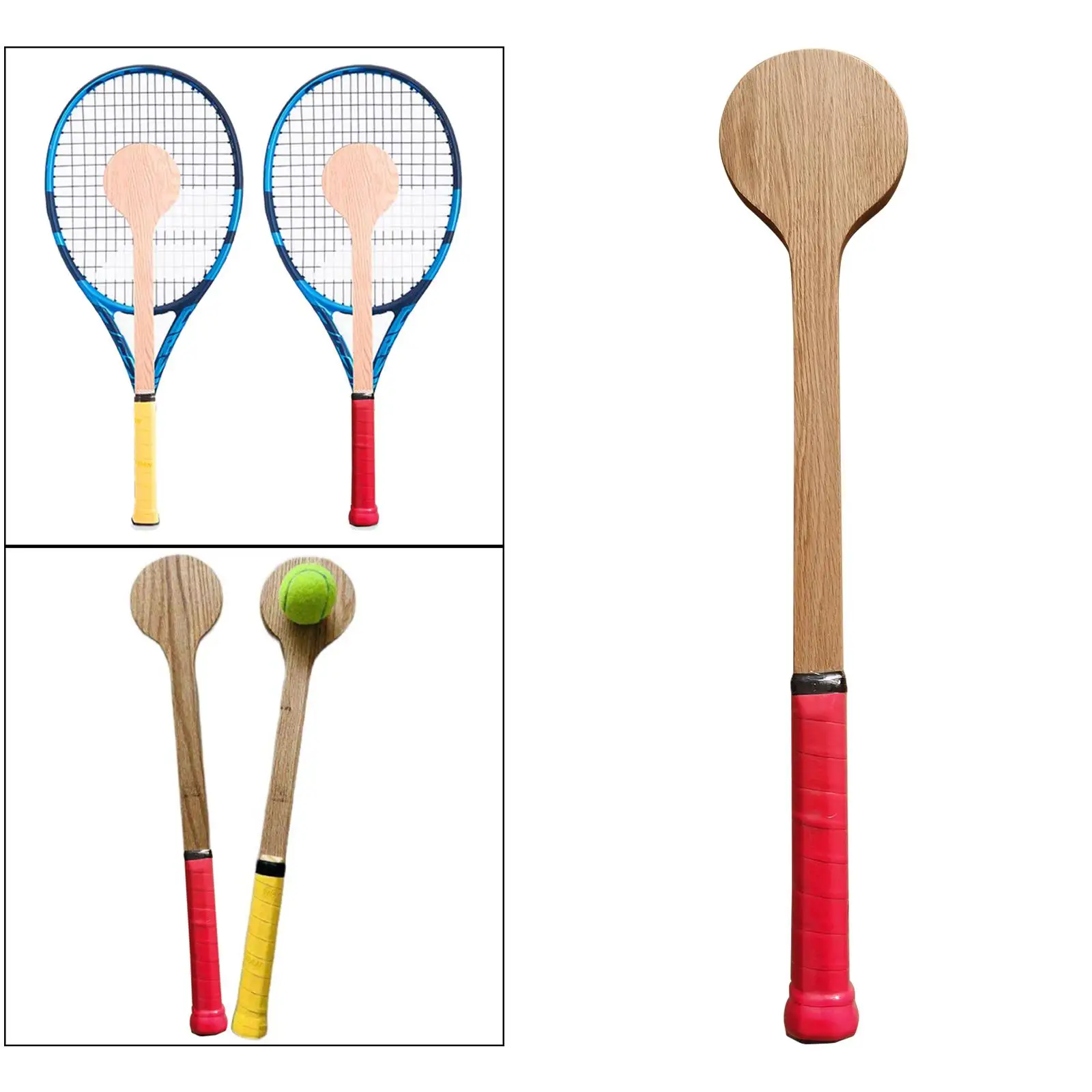 Tennis Racket Sweet Spot Mini Wooden Trainer Portable Practice Tool for Tennis Star Point Training
Tennis Racket Sweet Spot Mini Wooden Trainer Portable Practice Tool for Tennis Star Point Training