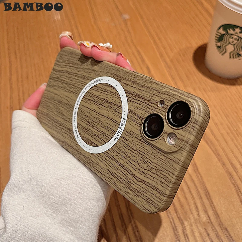 Fashion Business Wooden Texture Magsafe Magnetic Wireless Charging Case for iPhone 13 12 Pro Max Ultra Thin Hard PC Cover Fundas
Fashion Business Wooden Texture Magsafe Magnetic Wireless Charging Case for iPhone 13 12 Pro Max Ultra Thin Hard PC Cover Fundas