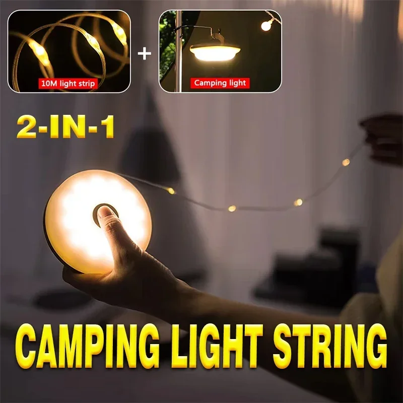 10M Portable Camping Light String w/5 Modes,Waterproof,Rechargeable LED Strip,Hook,Atmosphere Lights,Outdoor,Party,Wedding Decor
10M Portable Camping Light String w/5 Modes,Waterproof,Rechargeable LED Strip,Hook,Atmosphere Lights,Outdoor,Party,Wedding Decor