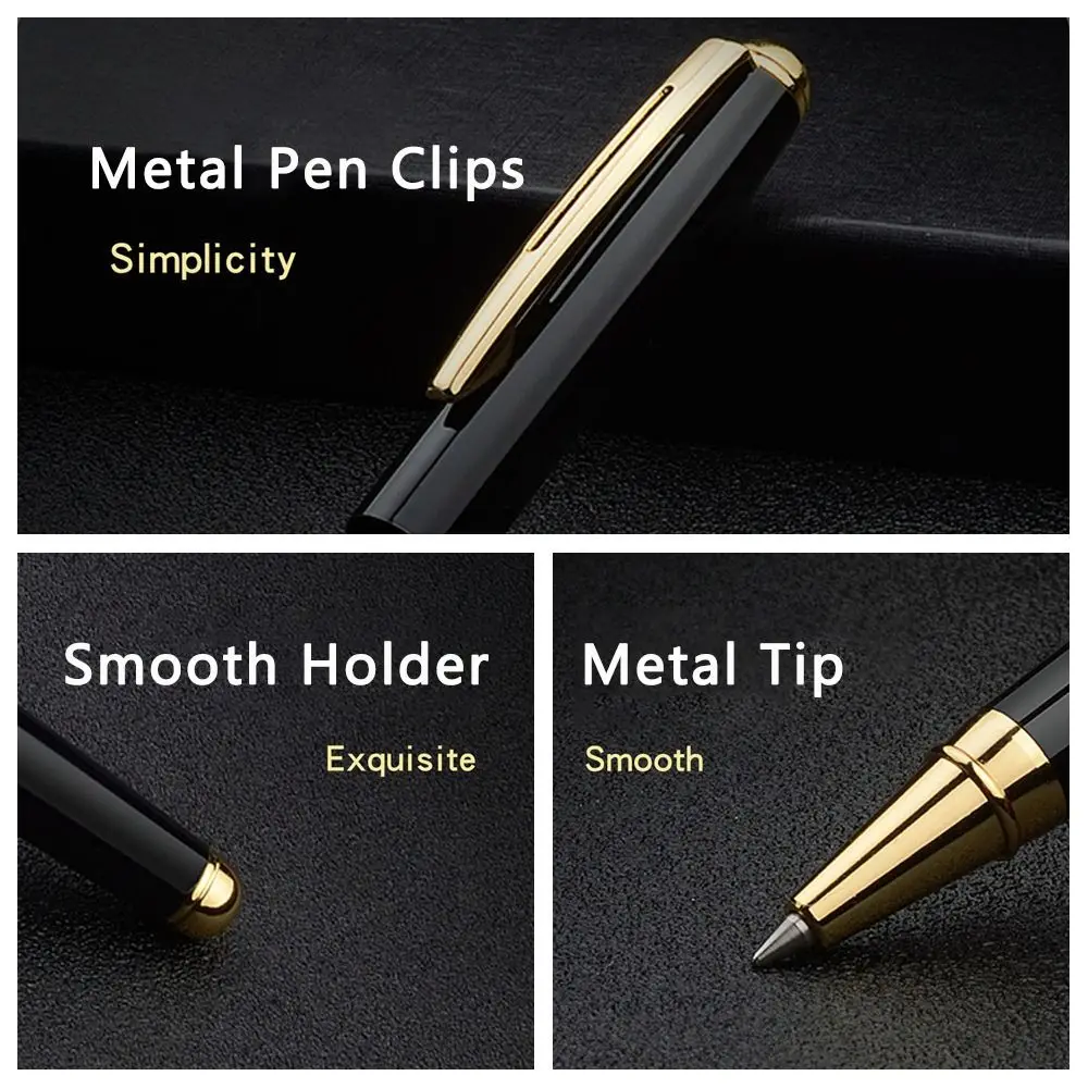Smooth Writing Metal Ballpoint Pen Heavy-Weight Gift Stationery Signature Pen Replaceable Refill Neutral Pen Men & Women
Smooth Writing Metal Ballpoint Pen Heavy-Weight Gift Stationery Signature Pen Replaceable Refill Neutral Pen Men & Women