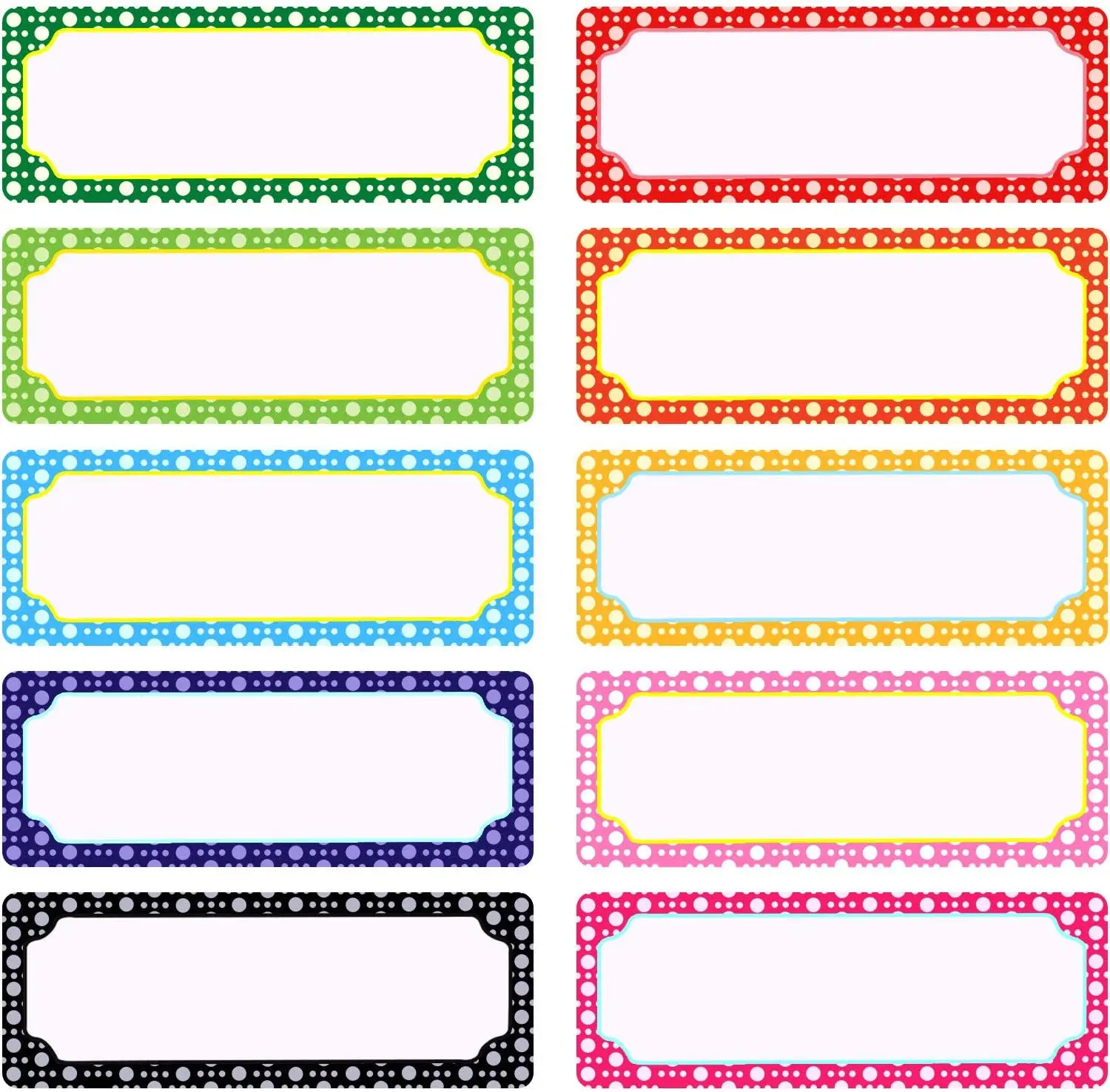50 Magnetic Name Tags Dry Erase Labels White Board Nameplates Sticker for School Office Home, 3x1.2 Inch, 10 Colors
50 Magnetic Name Tags Dry Erase Labels White Board Nameplates Sticker for School Office Home, 3x1.2 Inch, 10 Colors
