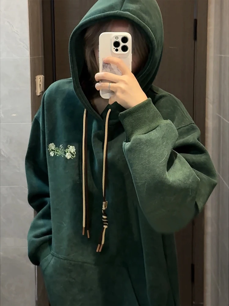 Oversize Couples Hoodie een Floral Embroidery Men Women Autumn Cotton Polyester Blend Comfortable Long Sve Loose Fit Jaet
Oversize Couples Hoodie een Floral Embroidery Men Women Autumn Cotton Polyester Blend Comfortable Long Sve Loose Fit Jaet