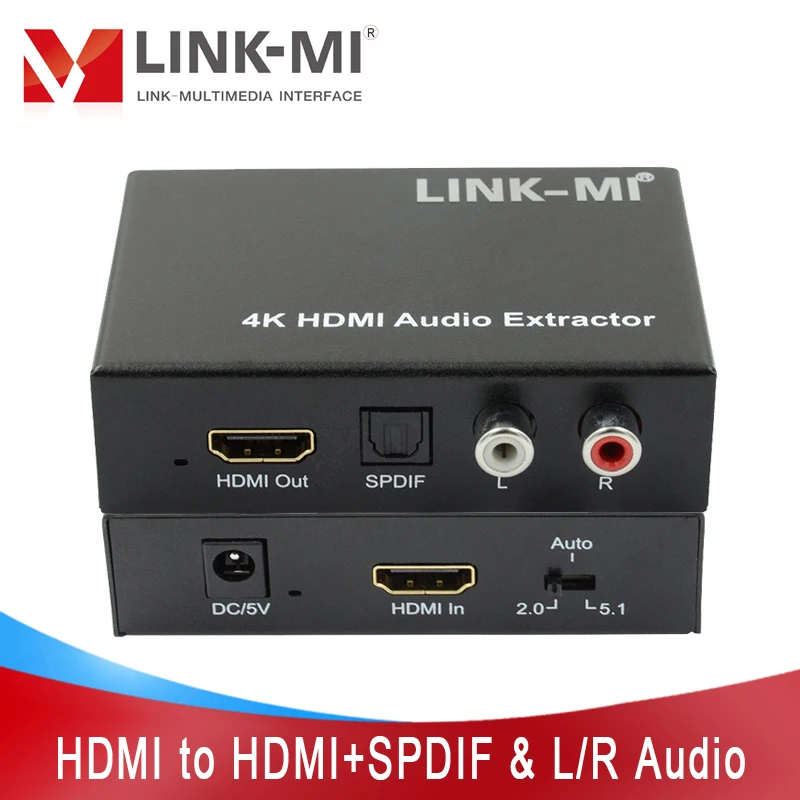 Конвертер аудиоэкстрактора HDMI Поддержка формат видео 4K 3D Декодер аудио и видео Apple TV и различные Blu-ray плеер
Конвертер аудиоэкстрактора HDMI Поддержка формат видео 4K 3D Декодер аудио и видео Apple TV и различные Blu-ray плеер