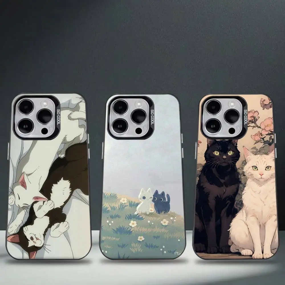 Cute Black and White Cat Phone Case For iPhone 17,16,15,14,13,12,11,Pro,Max,Plus,E,Air,Mini Black Tpu Cover
Cute Black and White Cat Phone Case For iPhone 17,16,15,14,13,12,11,Pro,Max,Plus,E,Air,Mini Black Tpu Cover