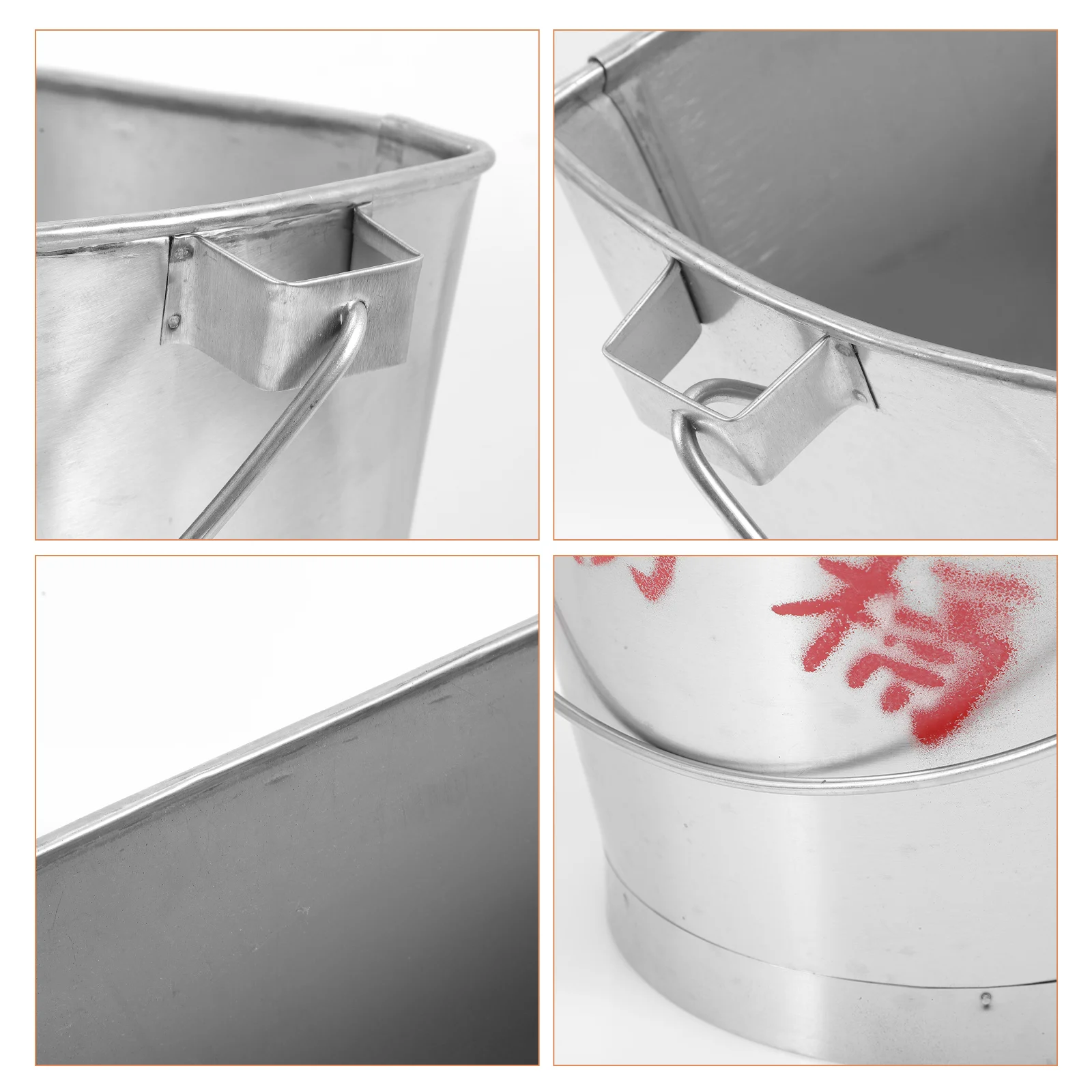 Stainless Steel Bucket Fire Extinguisher Sand Beach Portable Utility Storage Pail Insulated Metal Handheld Heat for Kids
Stainless Steel Bucket Fire Extinguisher Sand Beach Portable Utility Storage Pail Insulated Metal Handheld Heat for Kids
