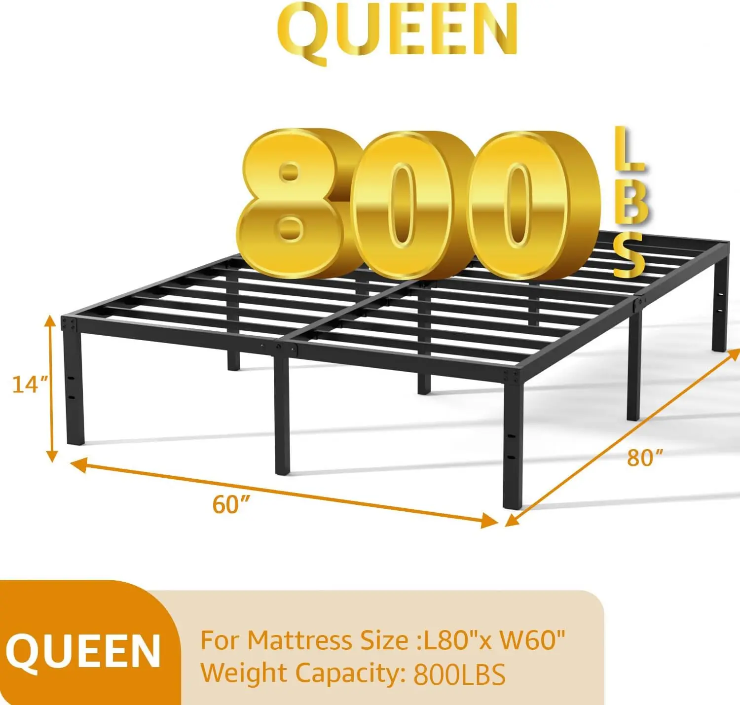 14 H Queen Bed Frame, Platform Bed Frame Queen Size No Box Spring Ned, Heavy Duty Metal Queen Size Bed Frame Easy Assembly,
14 H Queen Bed Frame, Platform Bed Frame Queen Size No Box Spring Ned, Heavy Duty Metal Queen Size Bed Frame Easy Assembly,