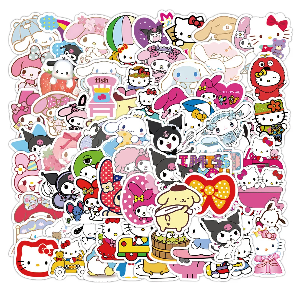 10/30/50pcs Sanrio Series Cartoon Stickers Cute Anime Kuromi Melody Decals Scrapbook Stationery Phone Kawaii Kid DIY Sticker Toy
10/30/50pcs Sanrio Series Cartoon Stickers Cute Anime Kuromi Melody Decals Scrapbook Stationery Phone Kawaii Kid DIY Sticker Toy