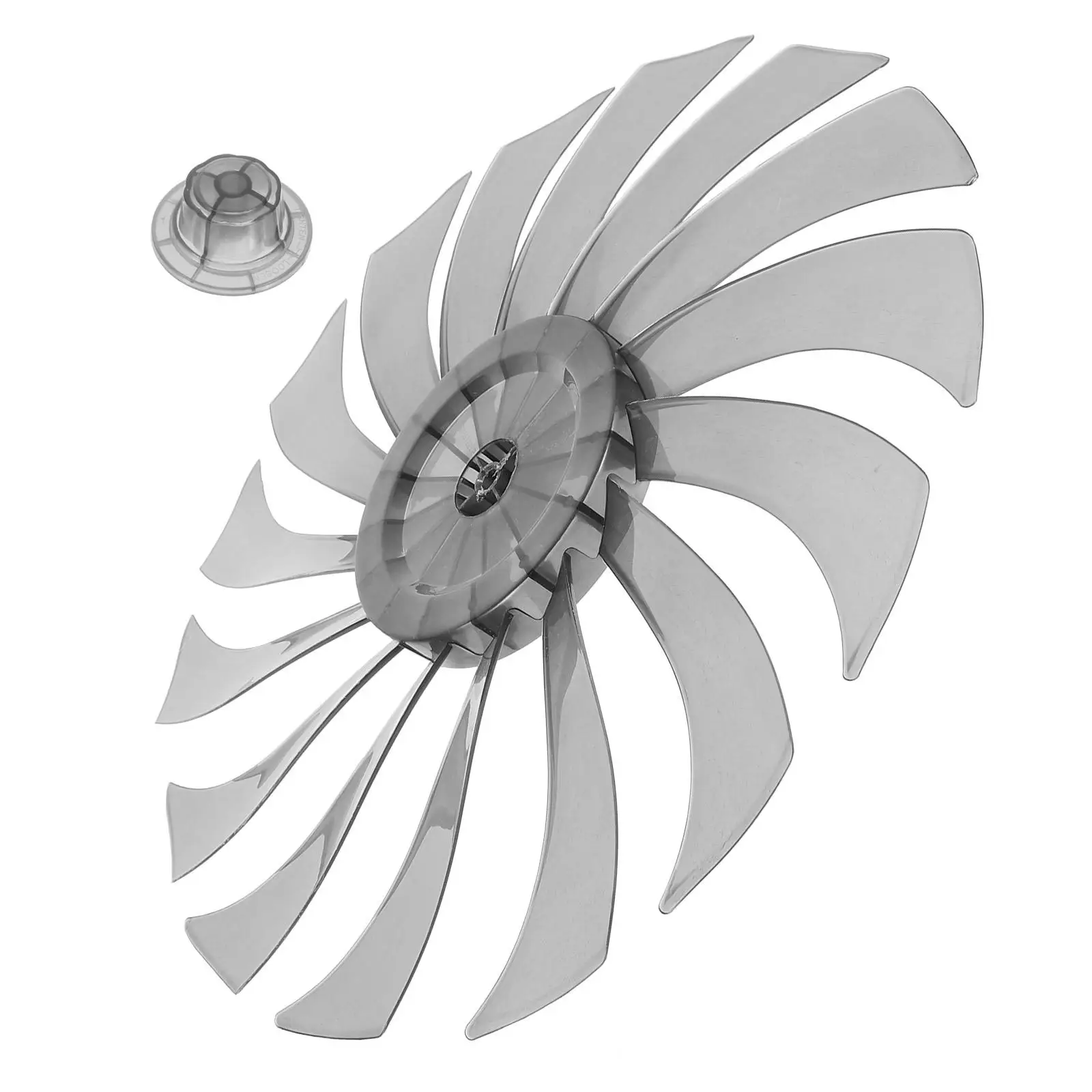 Universal 14 Inch 15 Blades Fan Accessories for Standing Table Wall Fans Replacement Black Transparent Fan Blades Parts
Universal 14 Inch 15 Blades Fan Accessories for Standing Table Wall Fans Replacement Black Transparent Fan Blades Parts