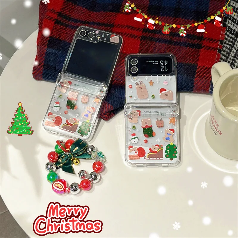 Christmas Bear Phone Case for Samsung Galaxy Z Flip 6 5 4 3 Protective Back Cover for ZFlip4 ZFlip5 ZFlip6 Case Shell
Christmas Bear Phone Case for Samsung Galaxy Z Flip 6 5 4 3 Protective Back Cover for ZFlip4 ZFlip5 ZFlip6 Case Shell