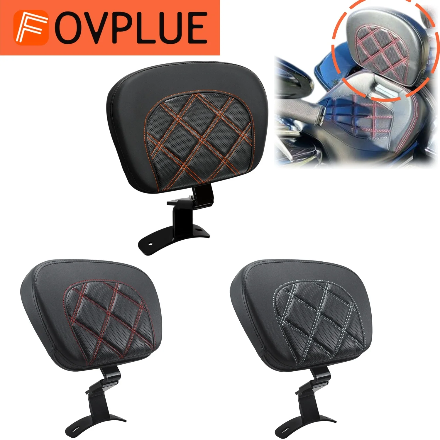 2009-UP Motorcycle Front Driver Backrest Pad Bracket Kit For Harley Touring CVO Road King Road Glide Electra Street Glide FLHTK
2009-UP Motorcycle Front Driver Backrest Pad Bracket Kit For Harley Touring CVO Road King Road Glide Electra Street Glide FLHTK