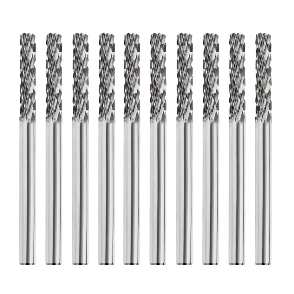 10Pcs Type C Ball Nose CylinderTungsten Carbide Rotary Files Set - Power Drill Milling Burr Die Grinder Abrasive Tools
10Pcs Type C Ball Nose CylinderTungsten Carbide Rotary Files Set - Power Drill Milling Burr Die Grinder Abrasive Tools