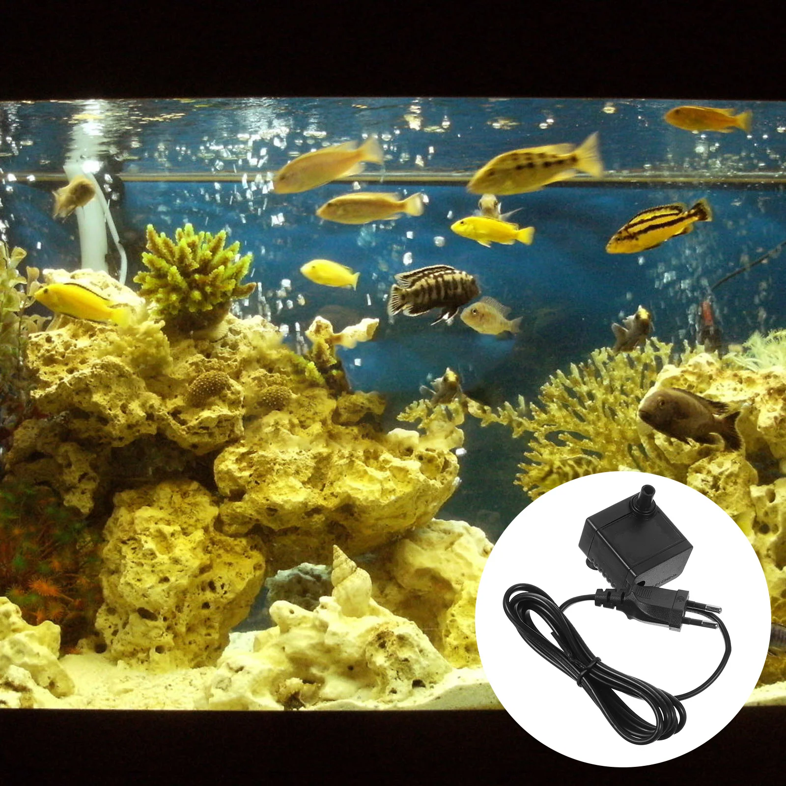 AC 220V 320L/H 5W Aquarium Fish Tank Pond Submersible Water Pump with EU Plug (Black) Water pump submersible
AC 220V 320L/H 5W Aquarium Fish Tank Pond Submersible Water Pump with EU Plug (Black) Water pump submersible