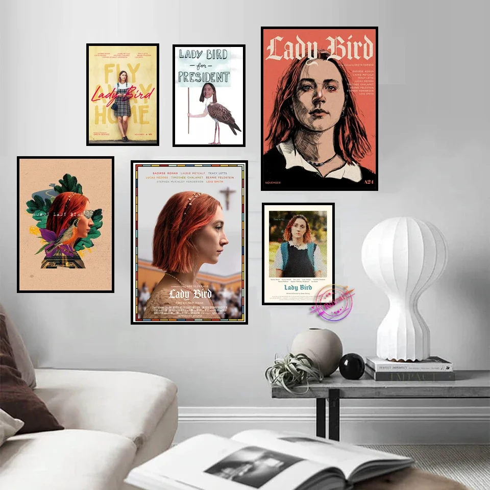 LADY BIRD Movie Poster Saoirse Ronan Wall Art Print Silk Canvas Painting Home Decor
LADY BIRD Movie Poster Saoirse Ronan Wall Art Print Silk Canvas Painting Home Decor