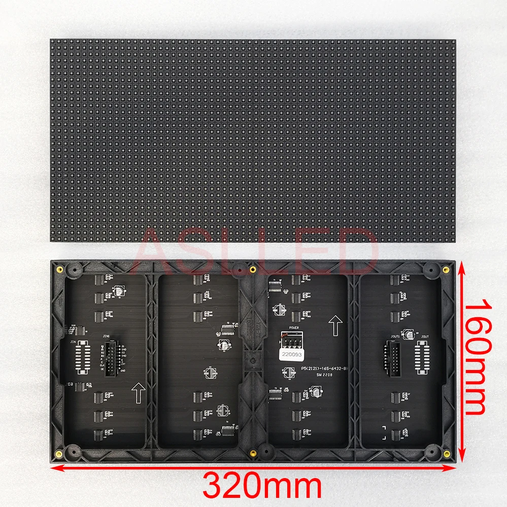 Indoor Advertising Display P5 Module RGB Full Color LED Display Panel Unit Board 320X160mm Size HUB75 Interface Free Shipping
Indoor Advertising Display P5 Module RGB Full Color LED Display Panel Unit Board 320X160mm Size HUB75 Interface Free Shipping
