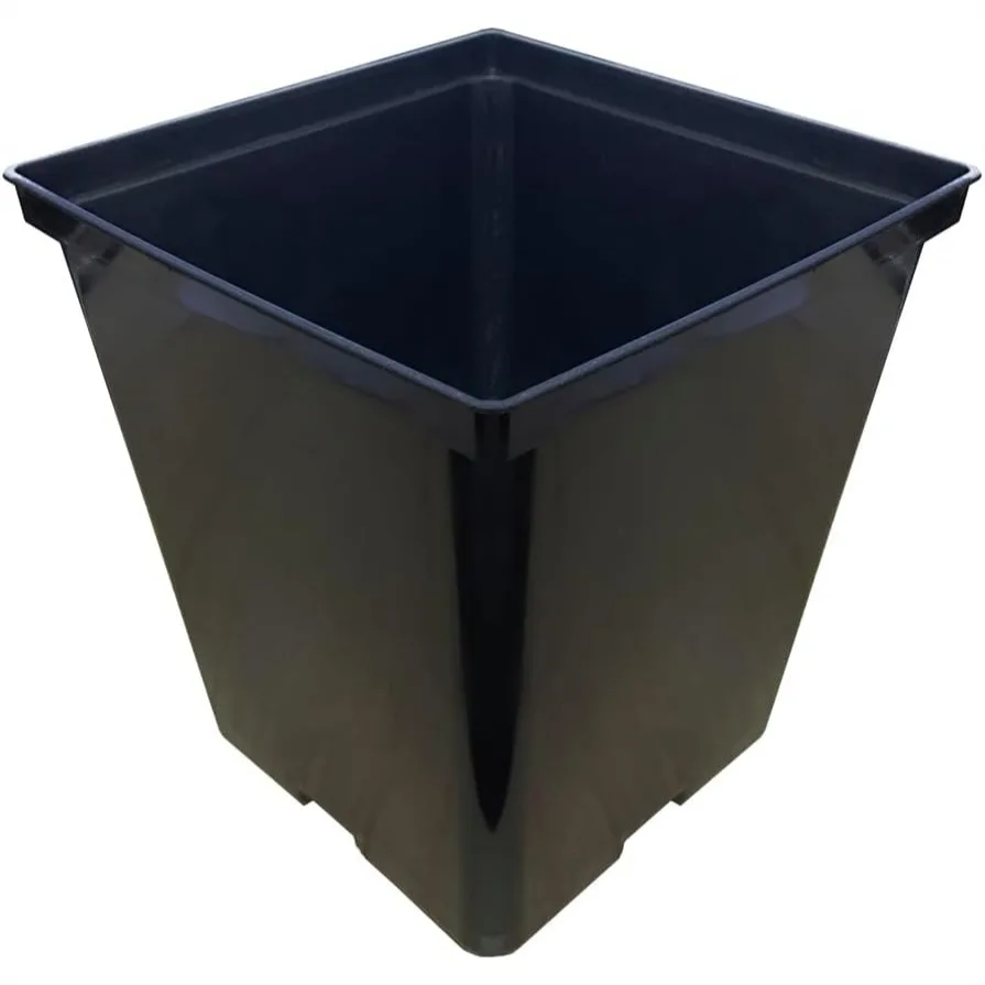 1/2 Gallon Square Nursery Pots 48PCS, Thick Durable Plastic Flower Pots with Drainage Holes, Reusable Seedling Starter Pots for
1/2 Gallon Square Nursery Pots 48PCS, Thick Durable Plastic Flower Pots with Drainage Holes, Reusable Seedling Starter Pots for