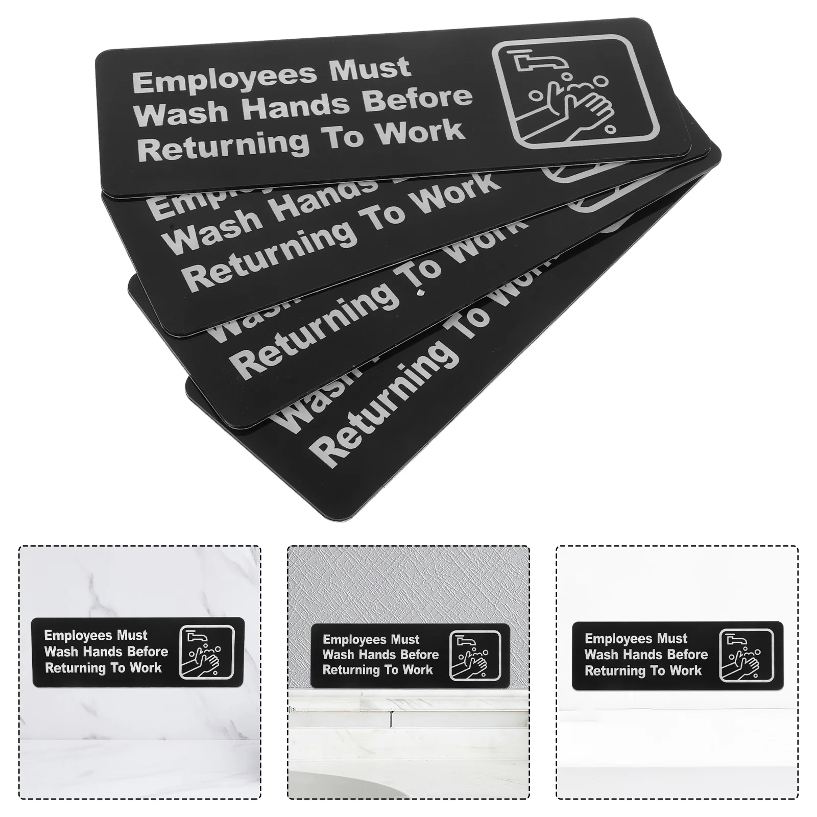 Acrylic Hand Washing Reminder Self Adhesive Wash Hands Before Returning Offices Restaurants Hotels Business
Acrylic Hand Washing Reminder Self Adhesive Wash Hands Before Returning Offices Restaurants Hotels Business