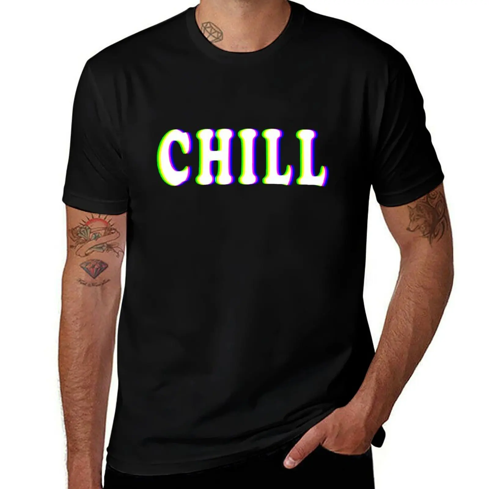 Retro Glitch Chill Text Aesthetic Typography T-Shirt baggy shirts clothes boys whites oversized t shirts for men
Retro Glitch Chill Text Aesthetic Typography T-Shirt baggy shirts clothes boys whites oversized t shirts for men