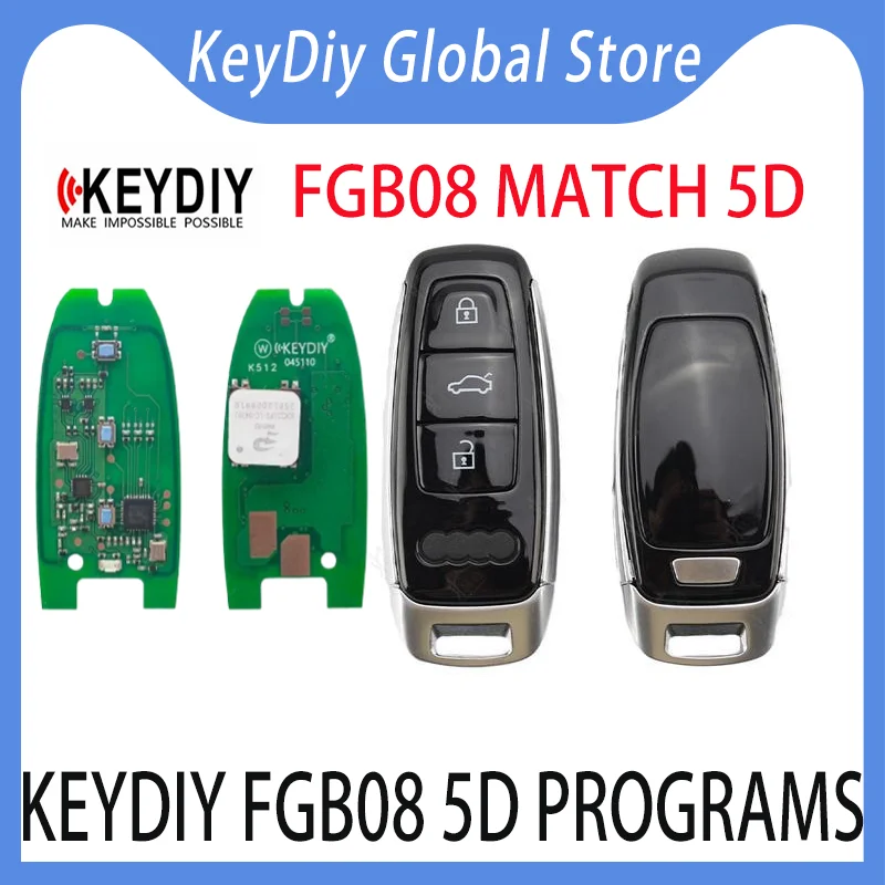 KD KEYDIY Keyless FGB08 built-in low-end 5D program Smart key MLB/MQB system without UWB match 5D models support ID modification
KD KEYDIY Keyless FGB08 built-in low-end 5D program Smart key MLB/MQB system without UWB match 5D models support ID modification