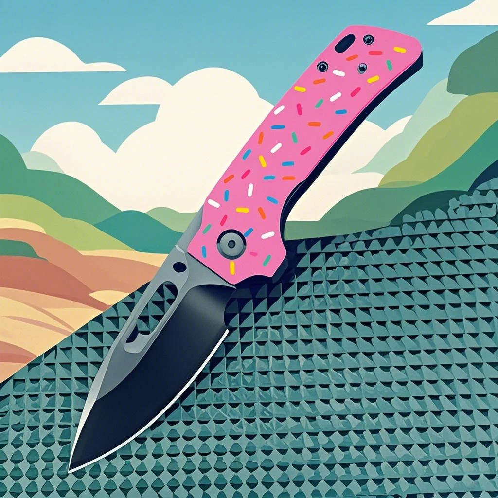 Donut Tadpoles Outdoor Folding Knife Portable EDC Camping Pocket Knife, Fruit Knife Outdoor Portable Camping Tools
Donut Tadpoles Outdoor Folding Knife Portable EDC Camping Pocket Knife, Fruit Knife Outdoor Portable Camping Tools