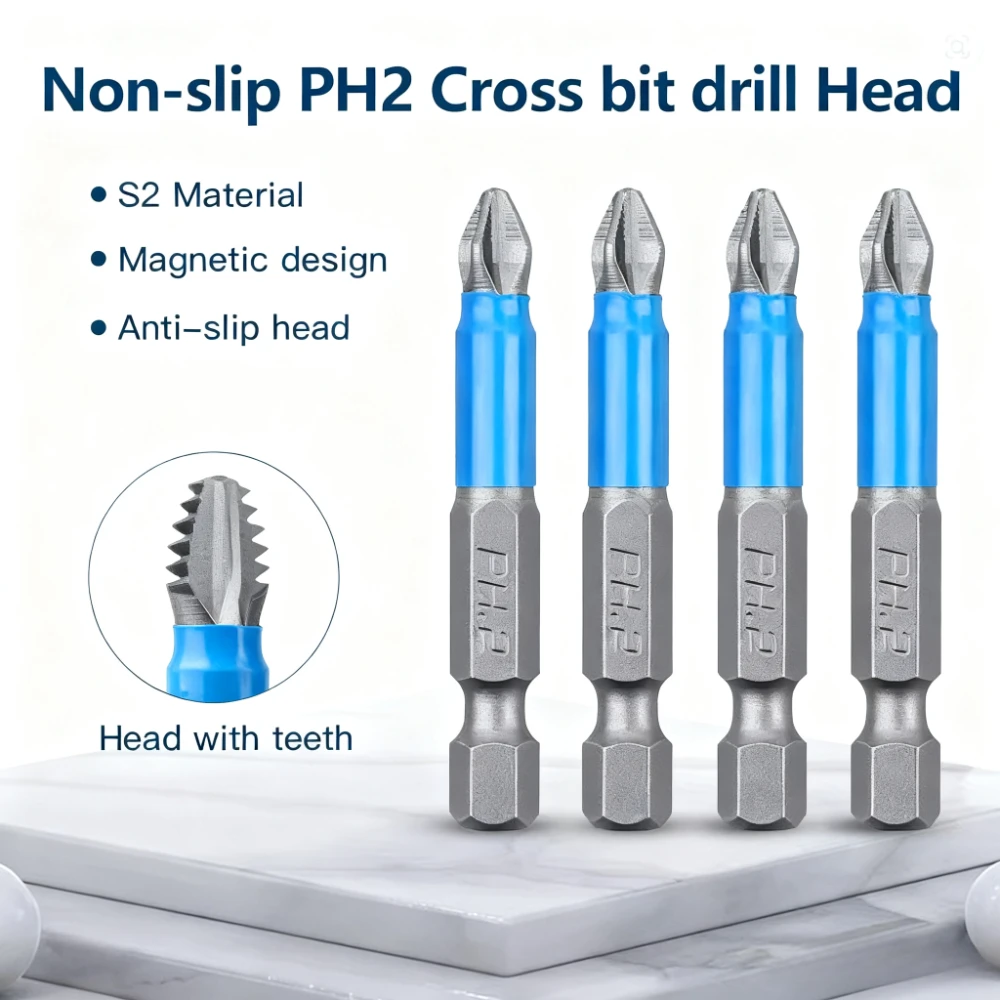 5/10 шт. набор отверток 50 мм PH2 противоскользящие с магнитным шестигранным хвостовиком 1/4 дюйма подходят для ручной электрической дрели ручные инструменты
5/10 шт. набор отверток 50 мм PH2 противоскользящие с магнитным шестигранным хвостовиком 1/4 дюйма подходят для ручной электрической дрели ручные инструменты