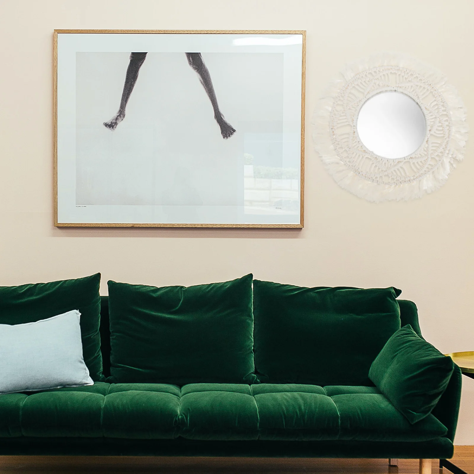 Chic Woven Tapestry Mirror Boho Wall Decor Sturdy Design for Living Room Dressing Room Study Wall Mirror
Chic Woven Tapestry Mirror Boho Wall Decor Sturdy Design for Living Room Dressing Room Study Wall Mirror